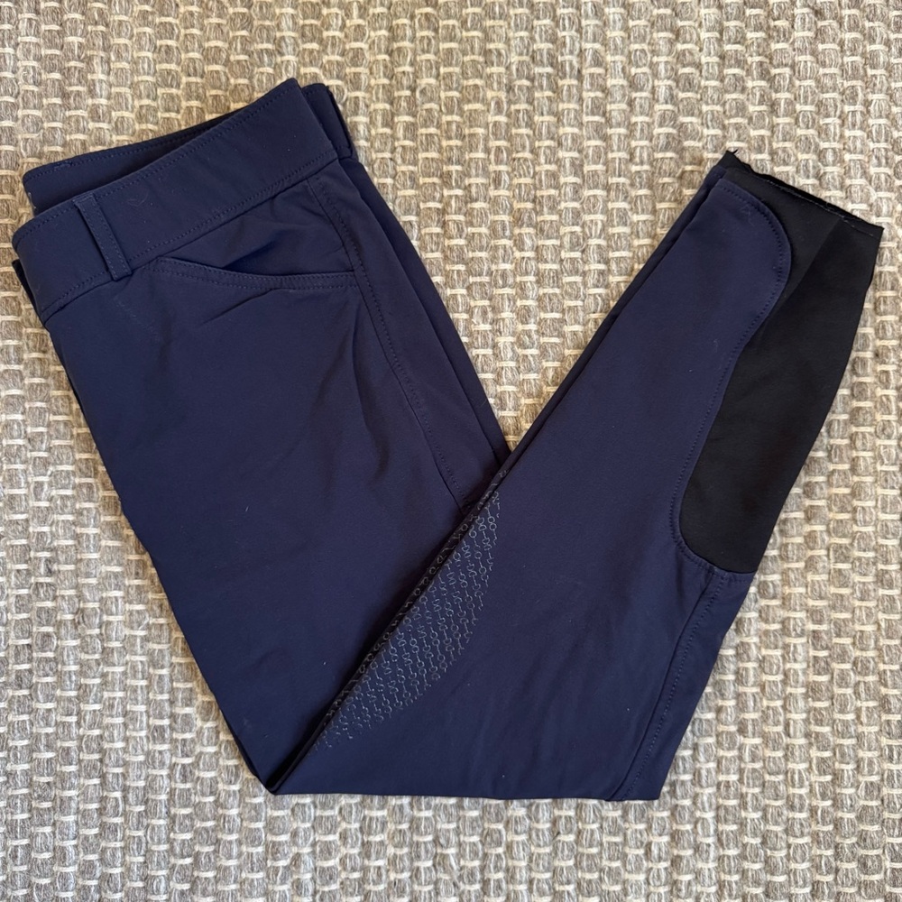 Dover Saddlery Wellesley Navy Blue Equestrian Breeches